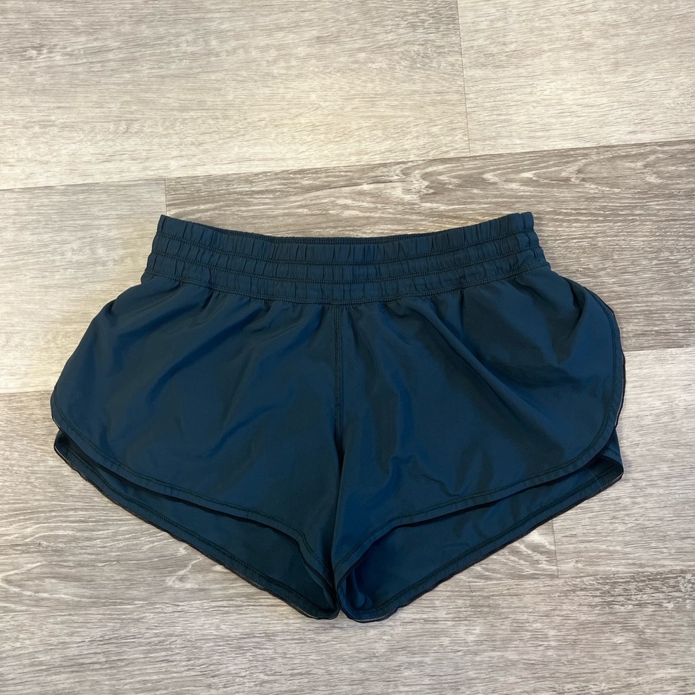 lululemon athletica dark teal  Athletic Shorts